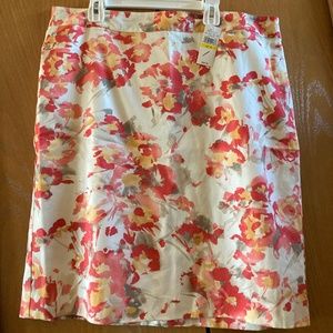 Floral Skirt Van Heiden NWT